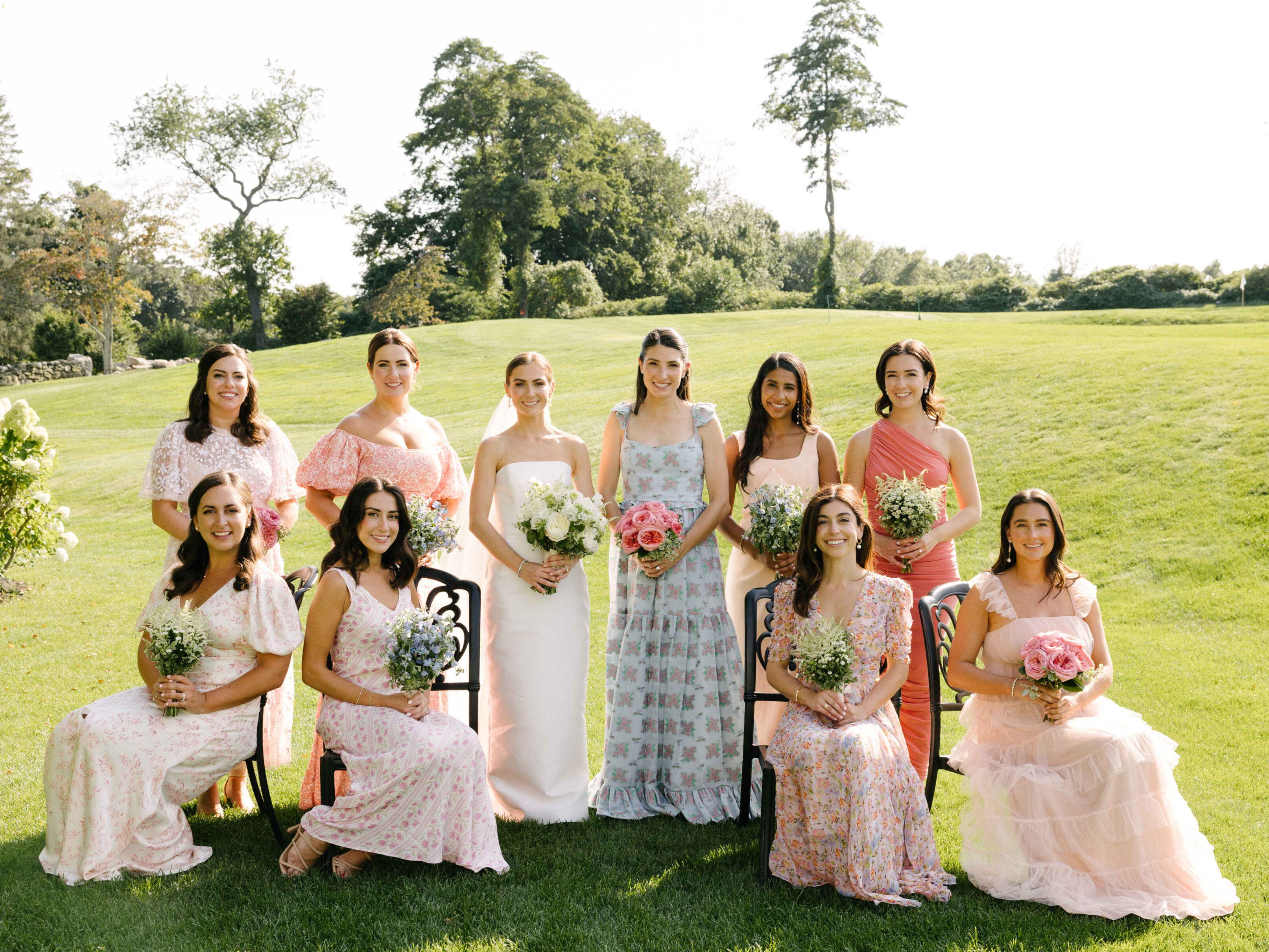 Luxury wedding tent rental for country club venue. Connecticut country club wedding with sailcloth tent.