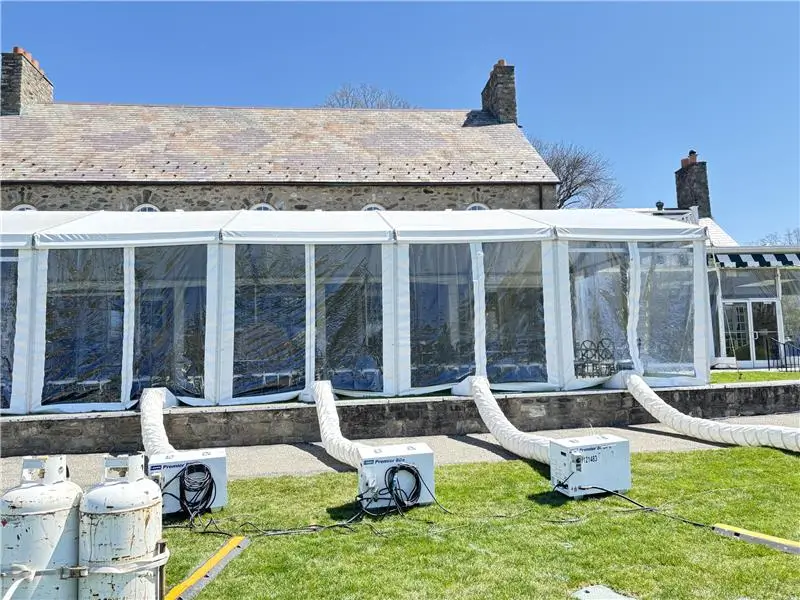 heated tent rental