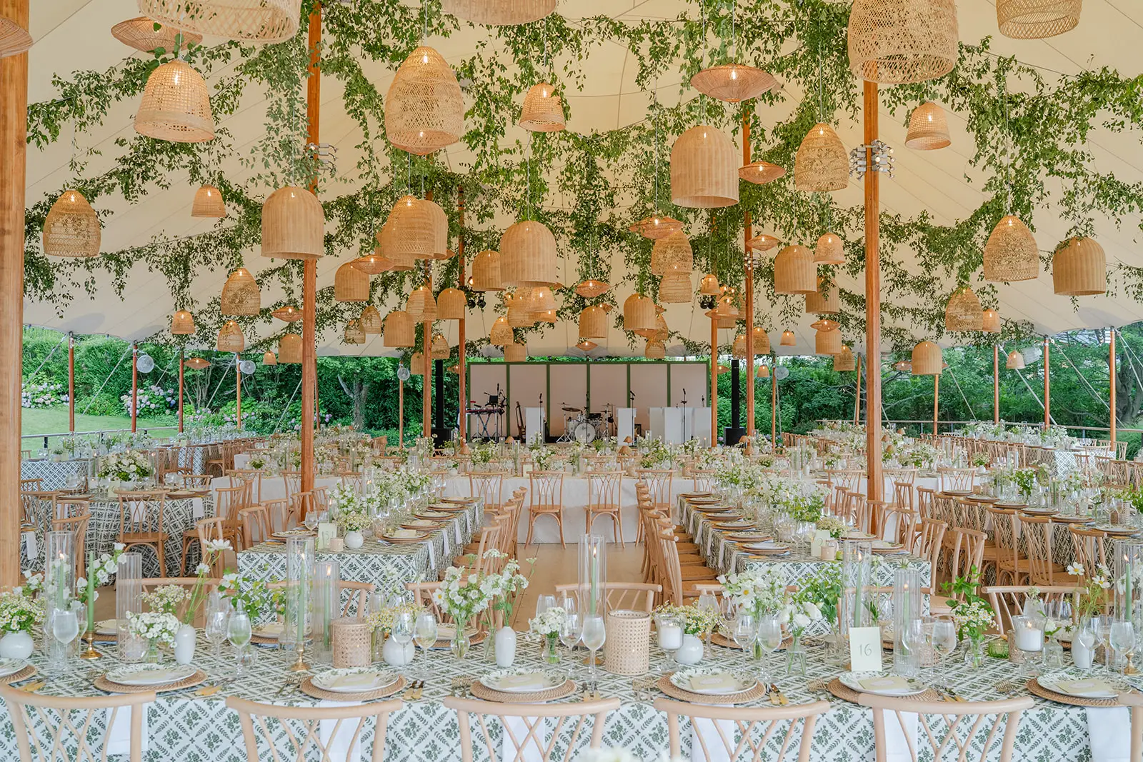 sperry tent wedding reception