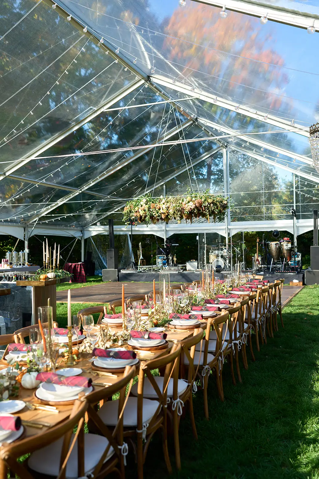 clear wedding tent fairfield