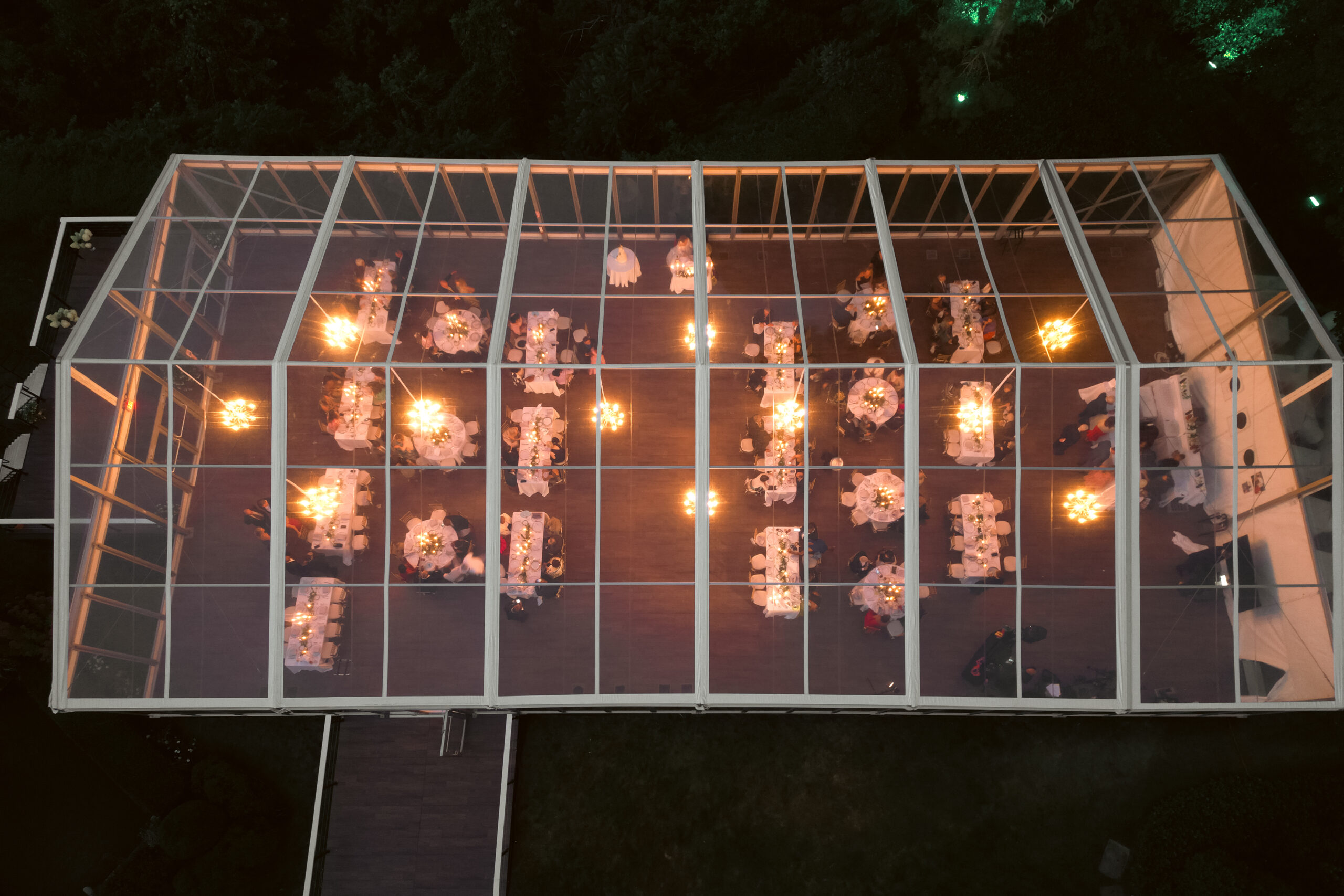 backyard wedding tent