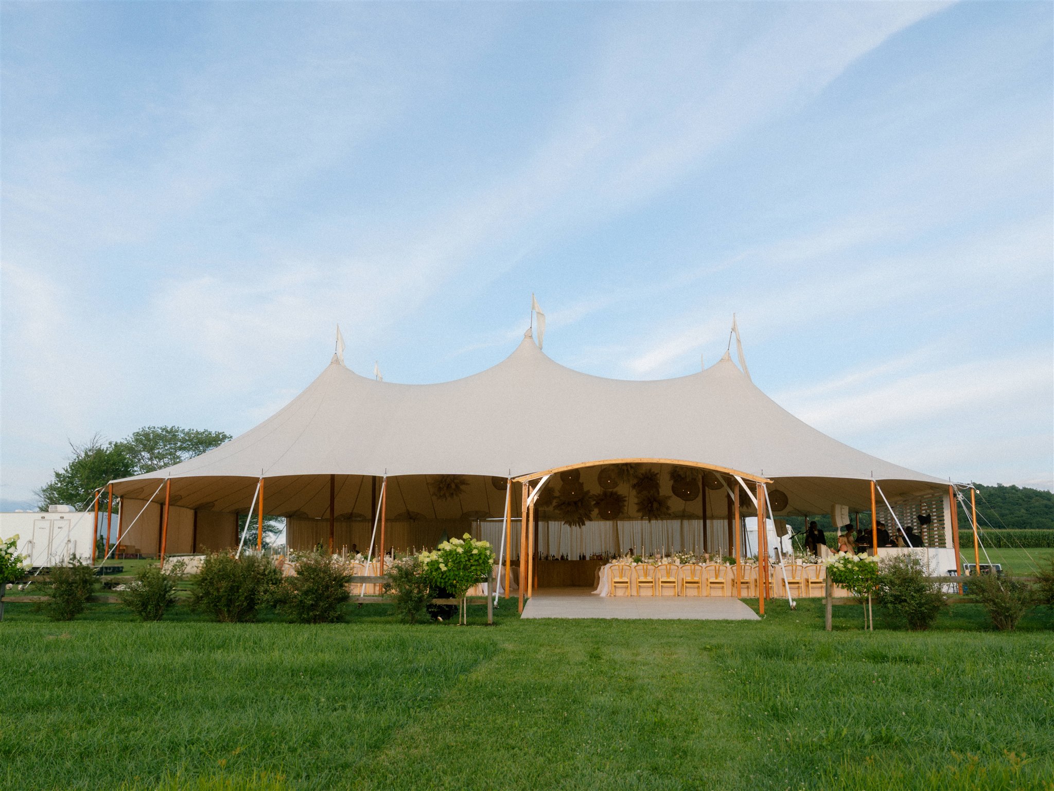 Sperry Tent Outdoor Wedding