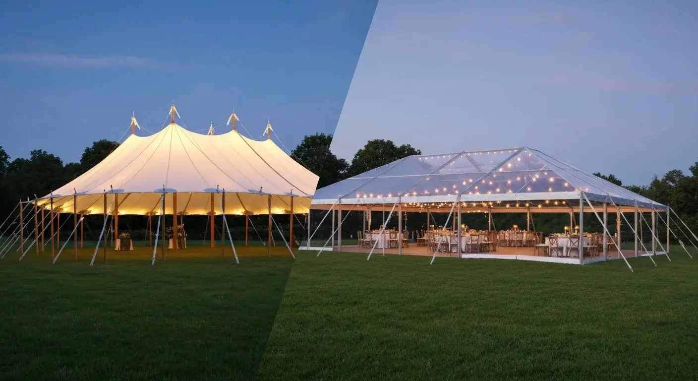 sailcloth tent vs clearspan tent