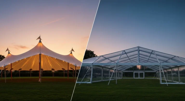 sailcloth tent vs clearspan tent
