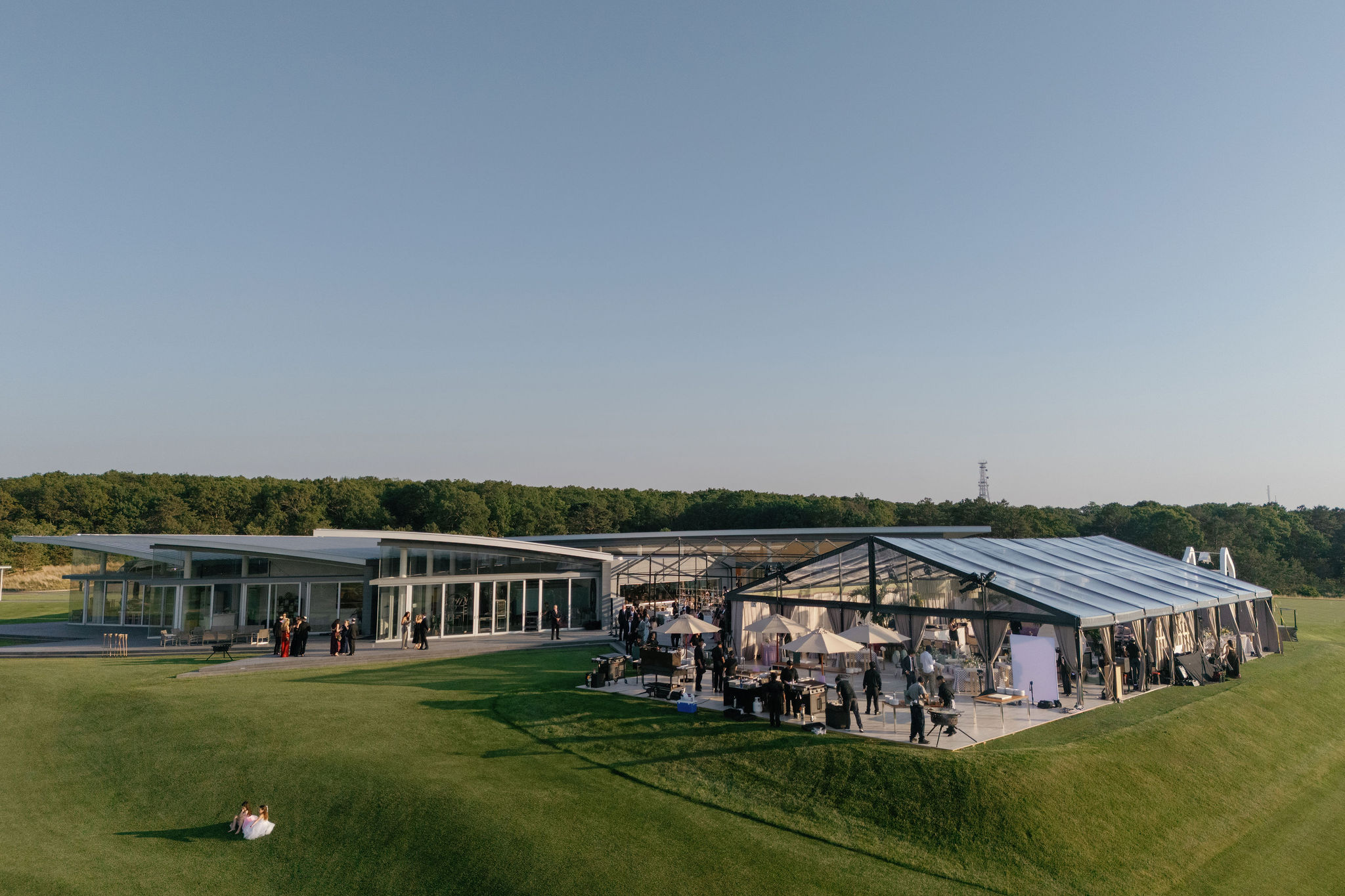 Wedding Reception Tent Design Black Frame Tent