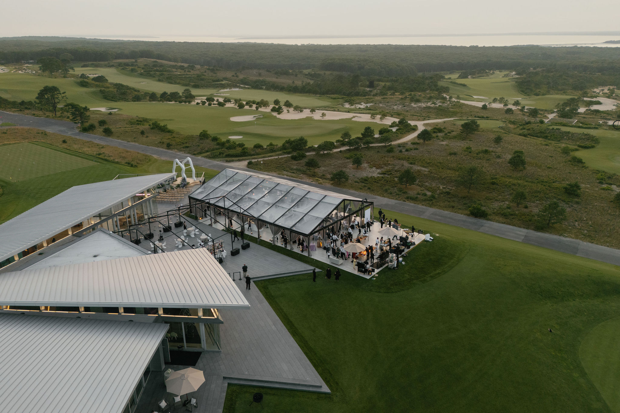 Wedding Reception Tent Design Black Frame Tent