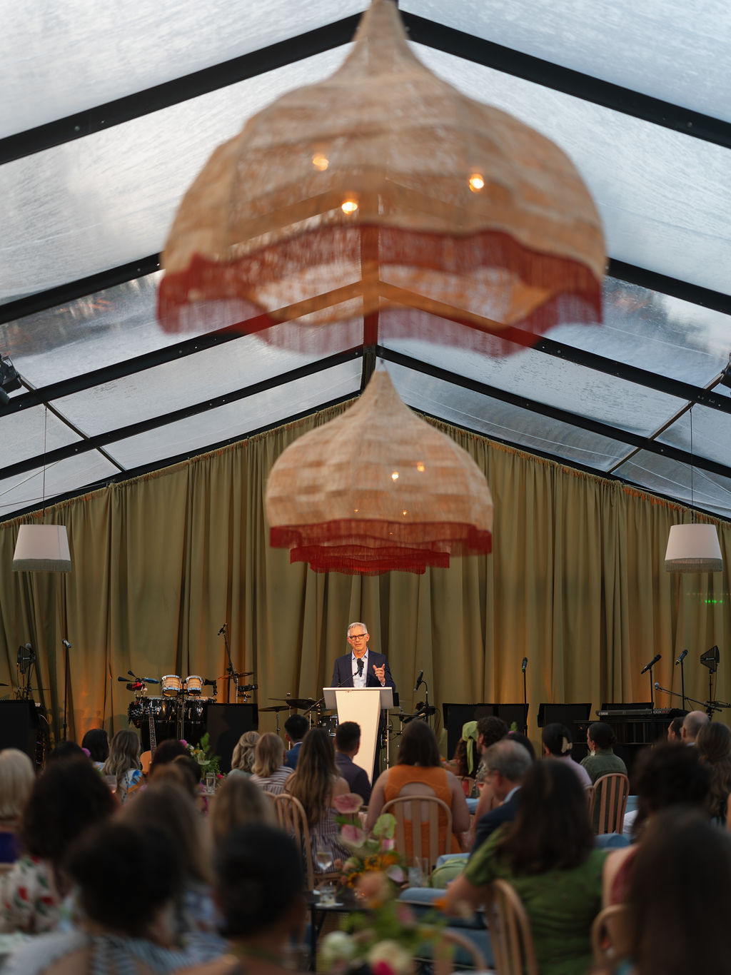 Black Frame Structure Greenwich Tent
