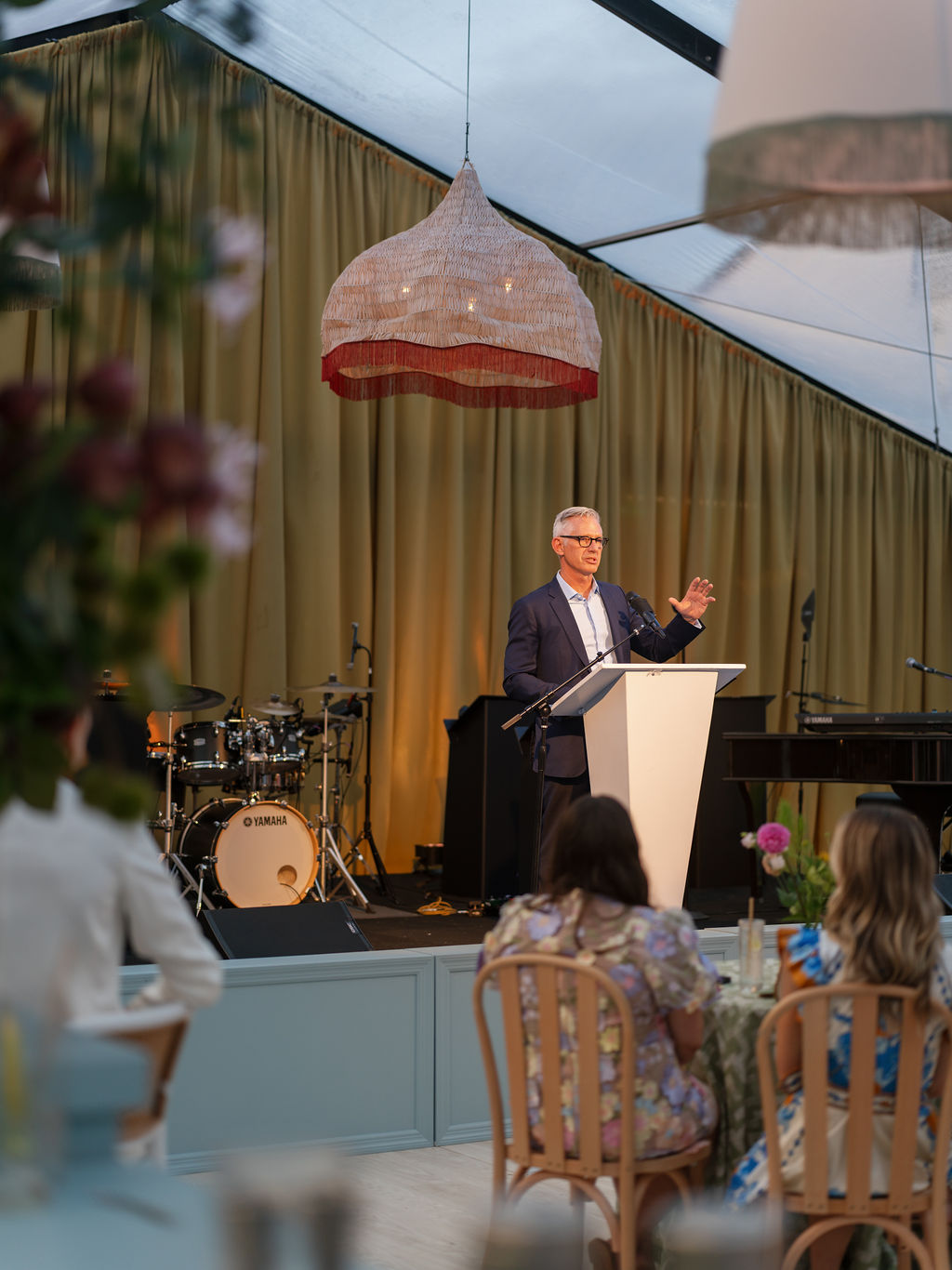 Black Frame Structure Greenwich Tent
