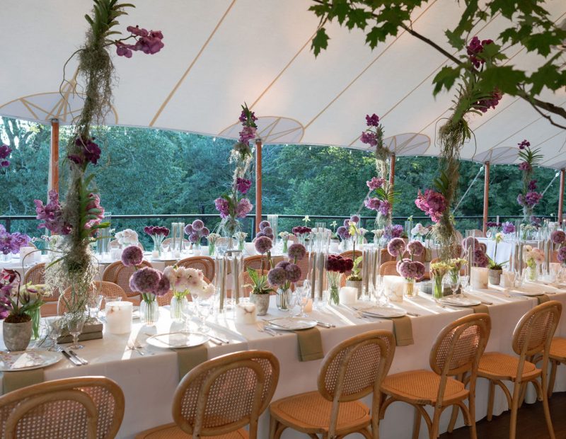 clear tent wedding