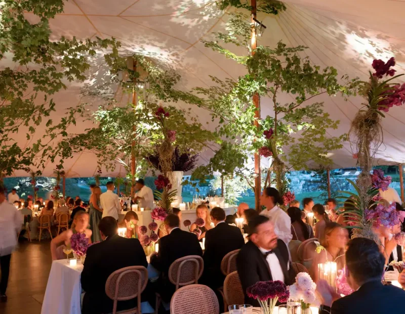 wedding reception Sperry tent