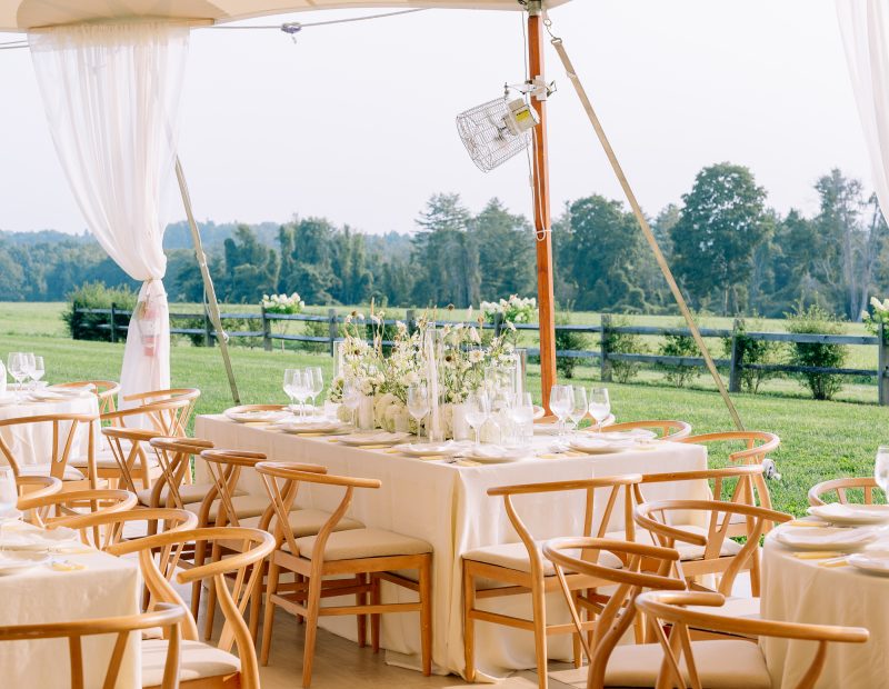 sailcloth tent wedding