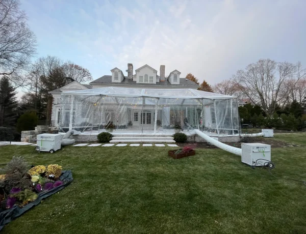 frame tent for outdoor event