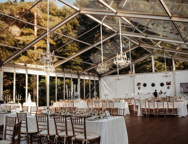 glass walls structure tent