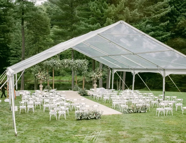 clear top tent rental