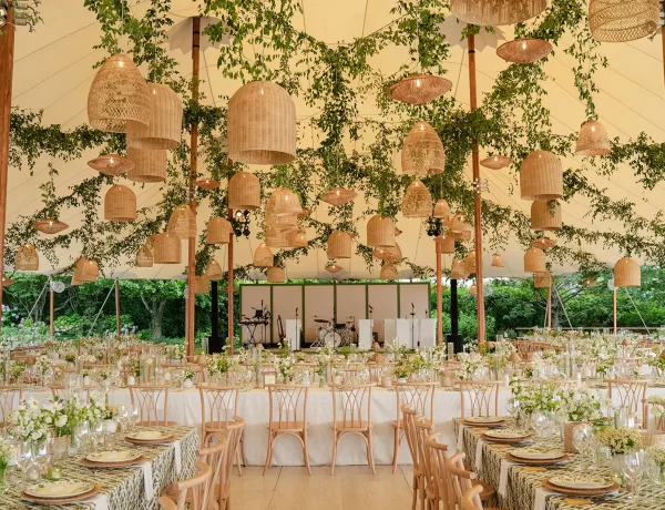sperry tent wedding reception