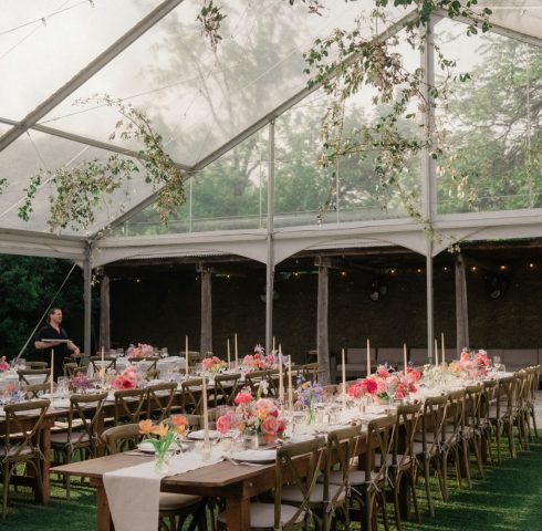 clear top wedding tent