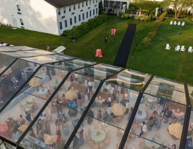 Black Frame Tent Event